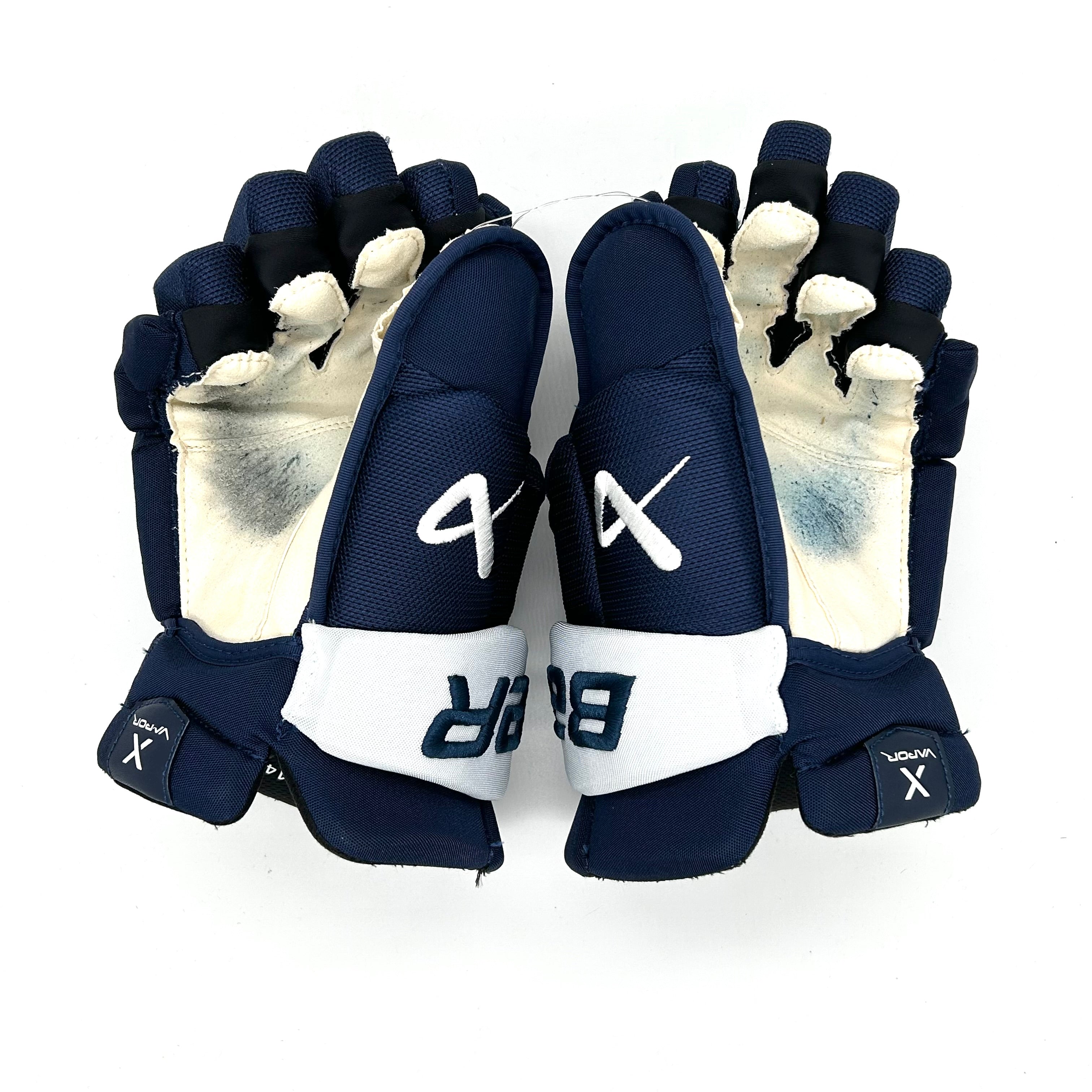 Bauer Vapor Hyperlite - Used Pro Stock Glove (Navy)